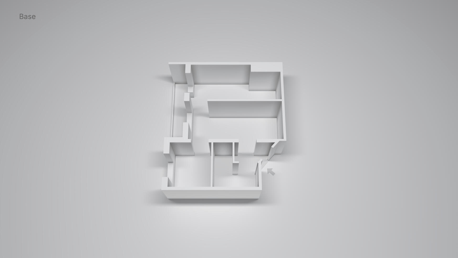 Case 2 — existing space, base layout