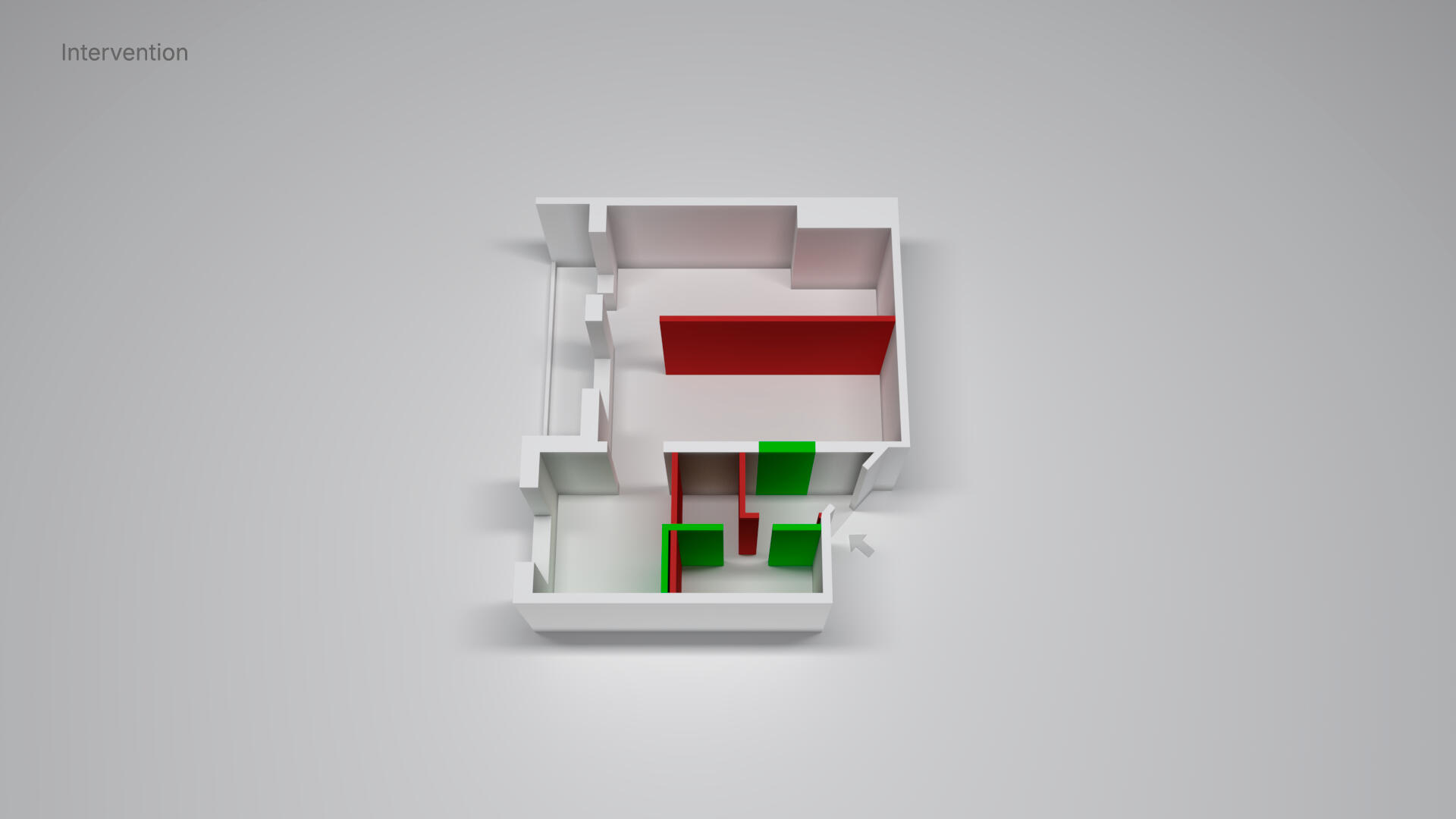 Case 2 — demolition and approved layout