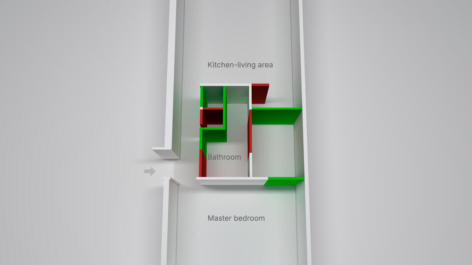 Process — Stage 2, layout options and test-fit